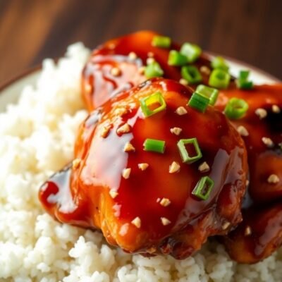 Chicken Hong Kong Crispy Chicken in a Tangy & Spicy Sauce