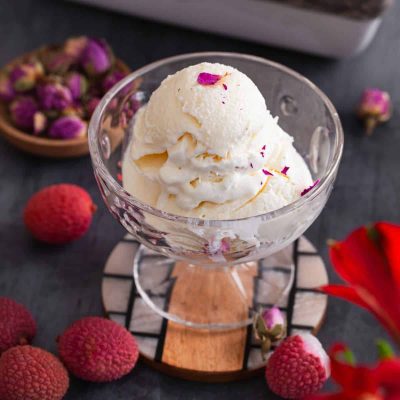 Litchi with Ice Cream