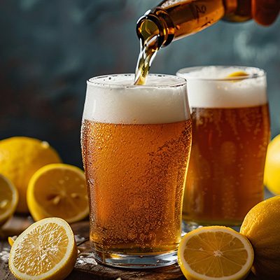 Fruit Beer at Yuturn Restaurant in Greater Noida